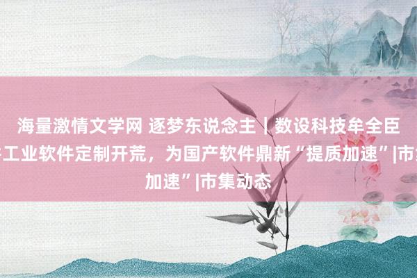 海量激情文学网 逐梦东说念主｜数设科技牟全臣：深耕工业软件定制开荒，为国产软件鼎新“提质加速”|市集动态